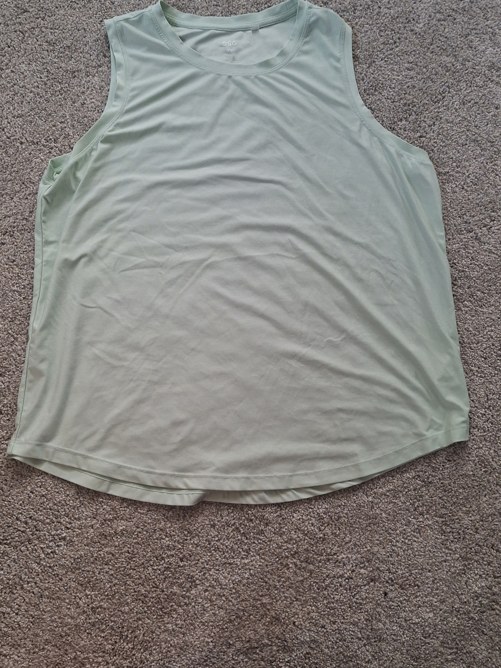 DSG Light Sage Sleeveless Tank Top